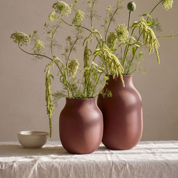 Studio Omaggio #1 Vase H 31 cm, burgundy, K&auml;hler