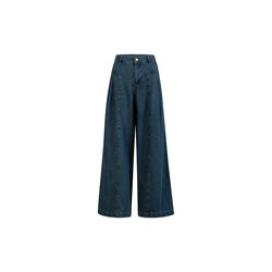 High waisted denim pants - Anna fit, dark blue denim, Coster Copenhagen