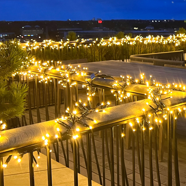 Top-Line Energy LED cluster light chain starter set 200 lights, Sirius Home