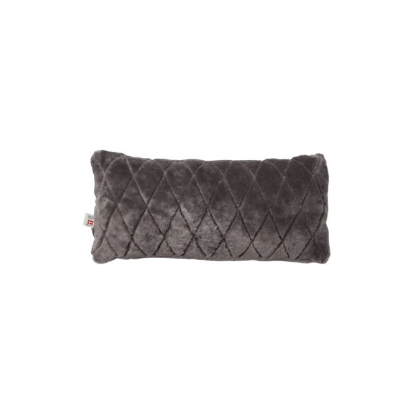 Leaf Cushion, dark grey, NATURES Collection