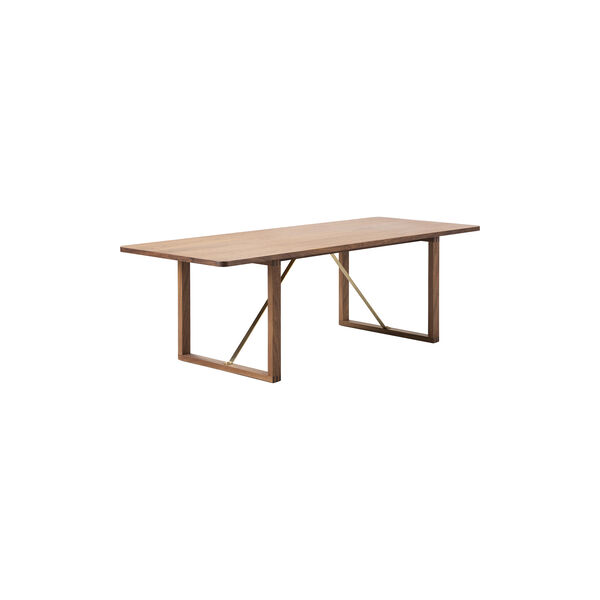 BM67 Coffee Table, oiled walnut/brass, Fredericia Furniture