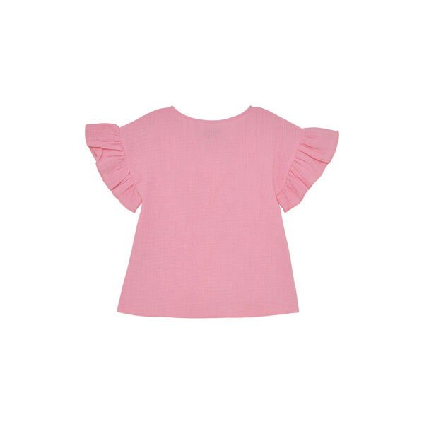 Blouse SS Muslin, plumeria, HUTTEliHUT