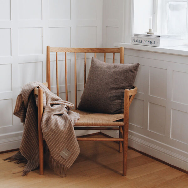 Stripes Throw, camel, ELVANG