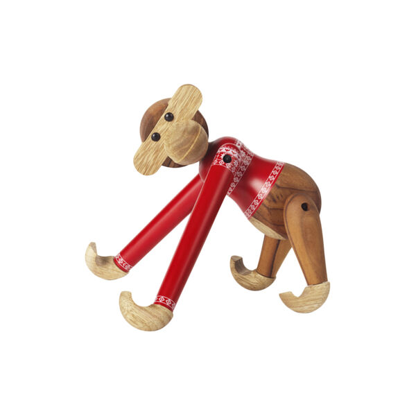 Monkey Christmas Jumper 2024 small teak/limba, Kay Bojesen Denmark