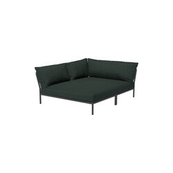LEVEL2 Cozy Left Corner Lounge Sofa, Sunbrella Heritage alpine, HOUE