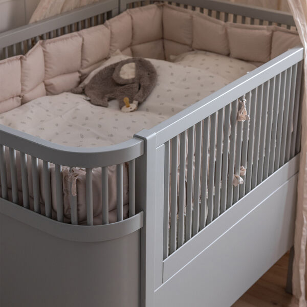Sebra Bed Baby & Jr., stone, Sebra
