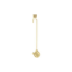 2026 Christmas Candleholder Harp, gold, Georg Jensen