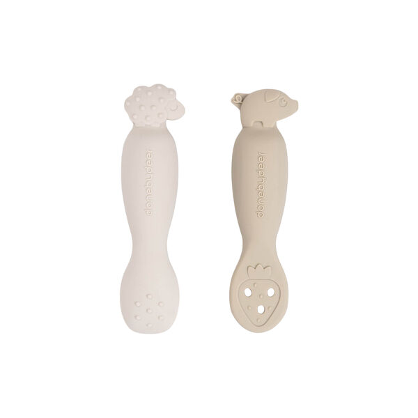 Tiny Farm Learning Spoon Set, sand, Done by Deer