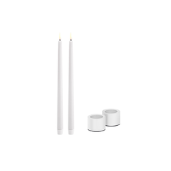 Pillar candle and candle holder set, Uyuni Lighting