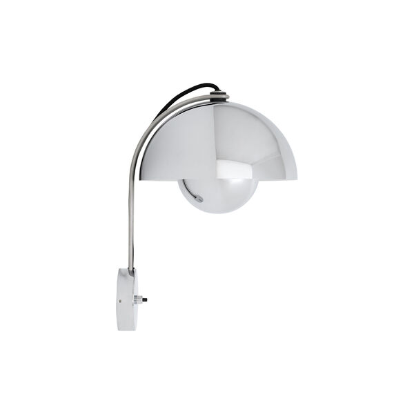 Flowerpot VP8 Wall Lamp, chrome-plated Flowerpot VP8 Wall Lamp, chrome-plated, &Tradition