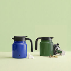 THERM-IT vacuum jug 0.9 l., blue, RIG-TIG