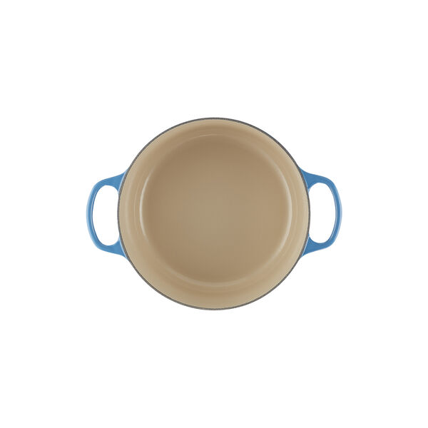Signature round cast iron pot &Oslash; 24 cm, azure blue, Le Creuset