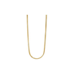 Cobra herringbone Necklace, gold plated, Studio Z