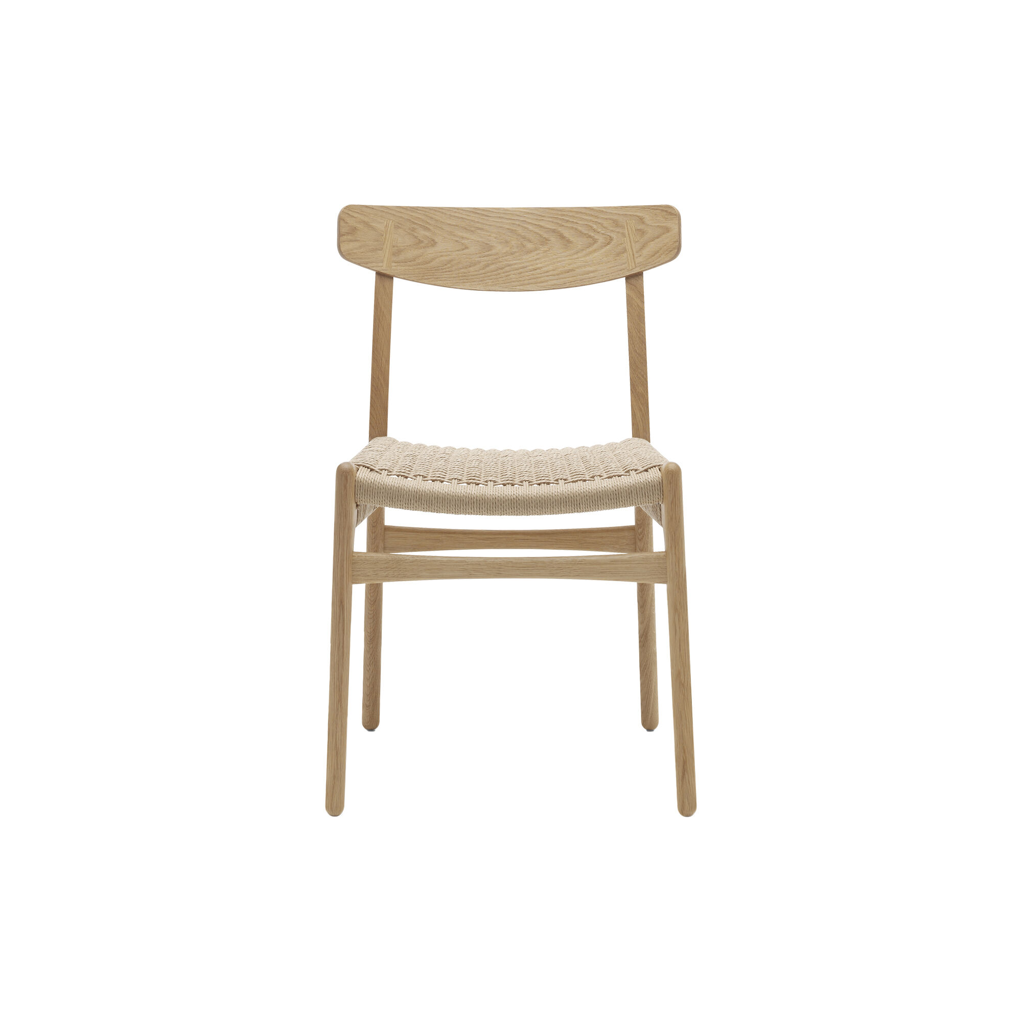 CH23 Dining Chair white oiled oak natural