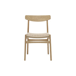 CH23 Dining Chair, white oiled oak/natural, Carl Hansen & Søn
