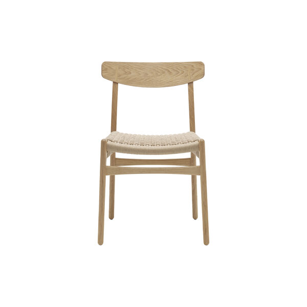CH23 Dining Chair, white oiled oak/natural, Carl Hansen & Søn