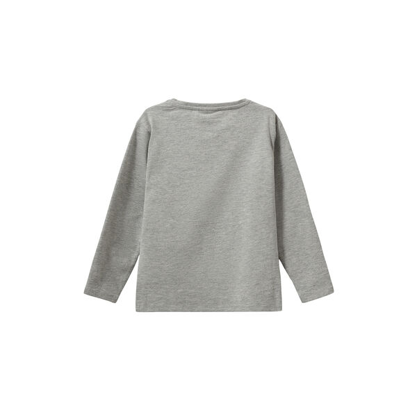 PenillaSK T-shirt Long Sleeve, grey melange PenillaSK T-shirt Long Sleeve, grey melange, Sofie Schnoor