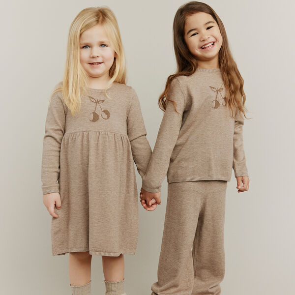 DagnySB Dress, brown melange DagnySB Dress, brown melange, Sofie Schnoor