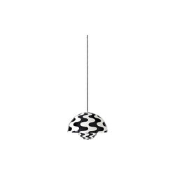 Flowerpot VP7 Pendant, black & white pattern, &Tradition