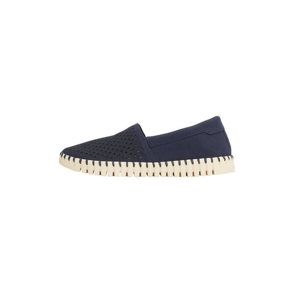 Tulip Espadrille, dark indigo pearled ivory, Ilse Jacobsen Hornb&aelig;k