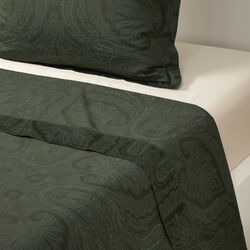 Doncaster Flat Sheet, dark green, Ralph Lauren Home