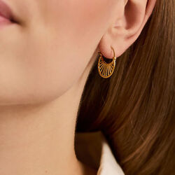 Small Daylight Earrings, gold, Pernille Corydon Jewellery