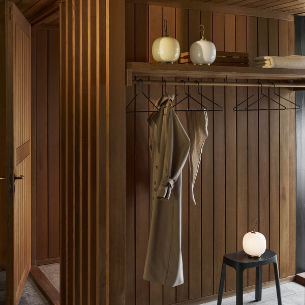 VL45 Radiohus Portable Lamp, opal white VL45 Radiohus Portable Lamp, opal white, Louis Poulsen