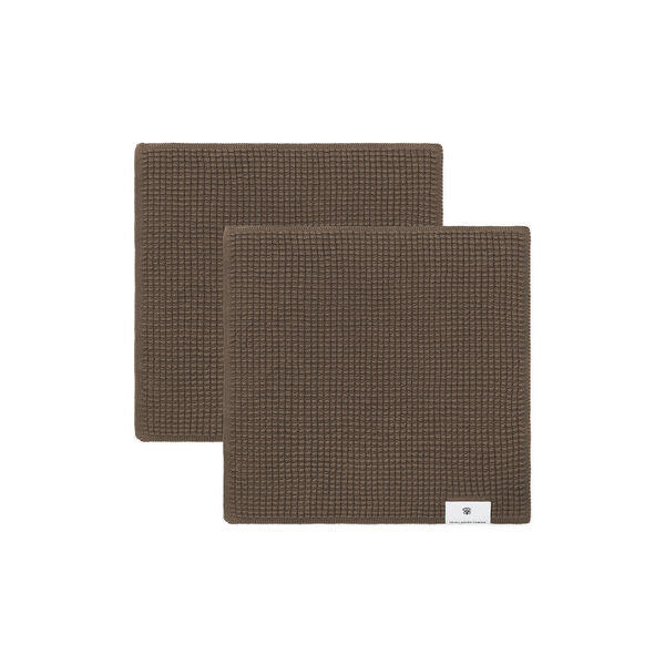 3PLY Dish Cloth, walnut, Georg Jensen Damask