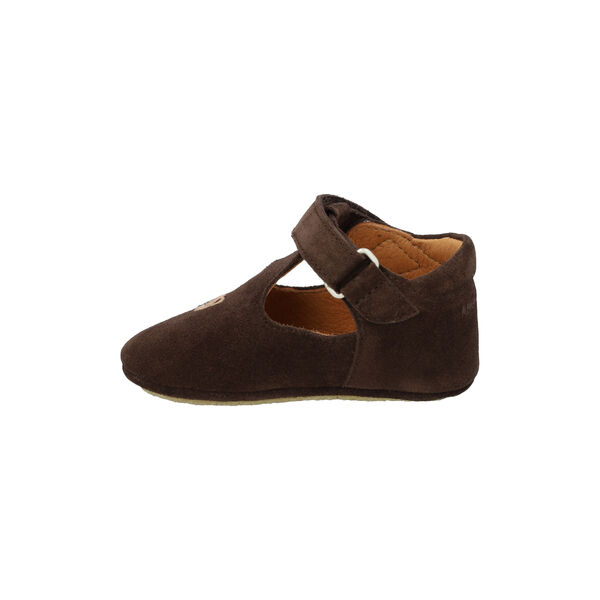 Prewalker with Teddybear Embroidery, dark brown, ANGULUS