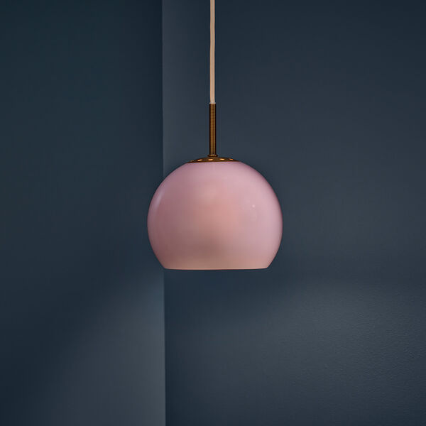 Ball Glass Pendant, light pink Ball Glass Pendant, light pink, FRANDSEN