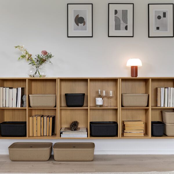 Pulp Storage Box, natural brown, Zone Denmark
