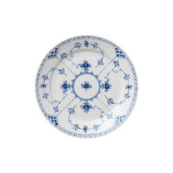 Blue Fluted Half Lace Plate Ø 25 cm, Royal Copenhagen