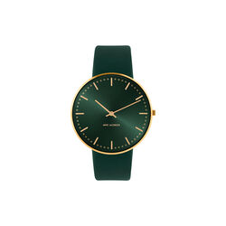 City Hall Wrist Watch, green/gold/green, Arne Jacobsen Watches