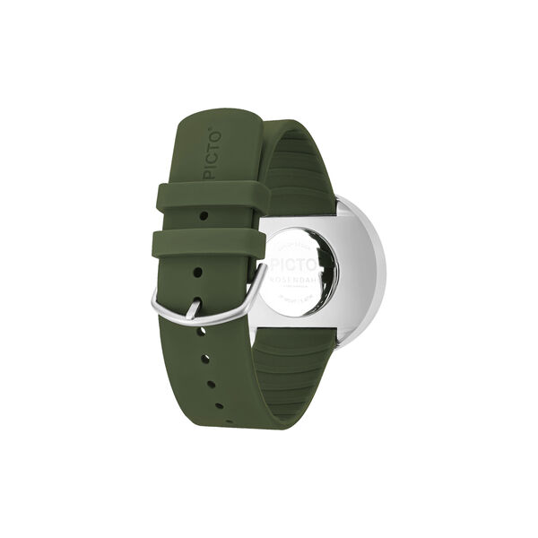 PICTO Wrist Watch, fresh olive/steel/fresh olive, Picto
