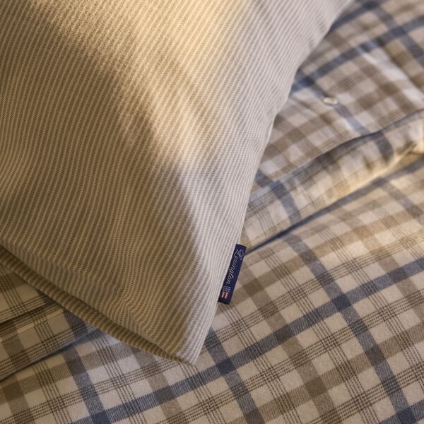 Lyocell Flannel Bed Set, beige/white, Lexington