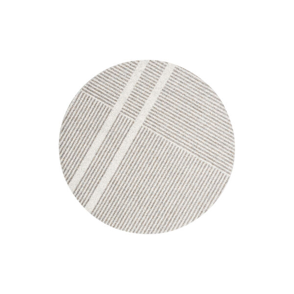 L&oslash;ype Breezy Beige Round Doormat, Heymat