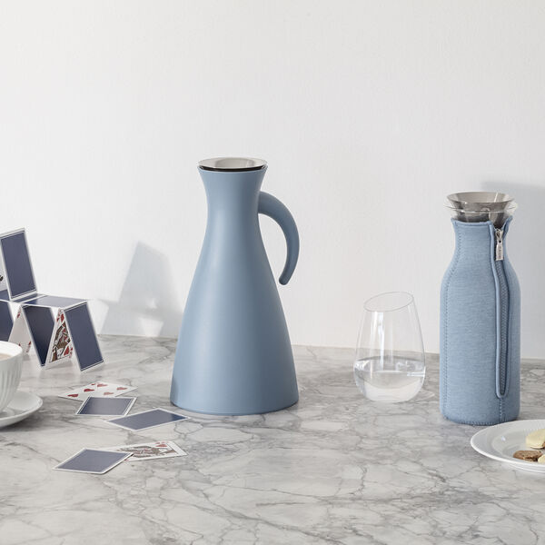 Vacuum Jug 1 L, dusty blue, Eva Trio