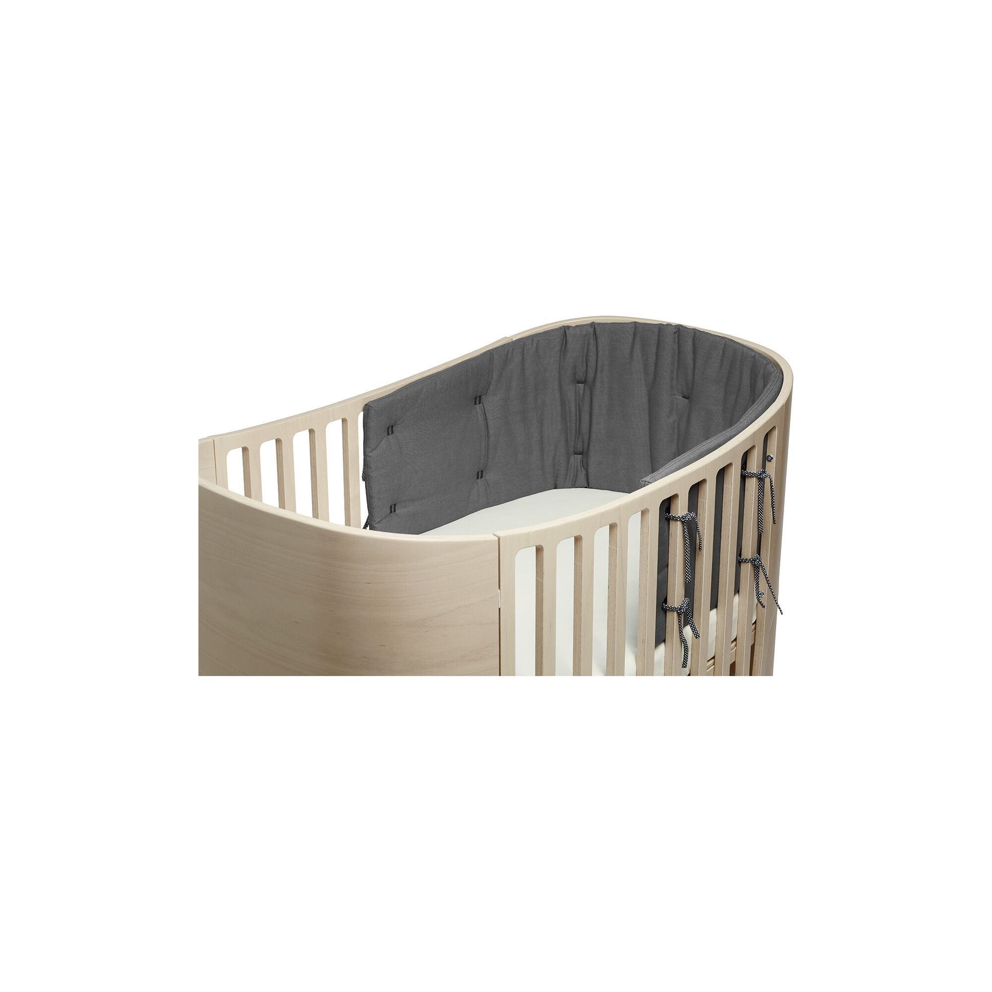 Bumper for Leander Classic Baby Cot cool grey