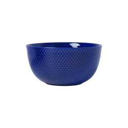 Rhombe Color Serving Bowl, dark blue, Lyngby Porcelæn