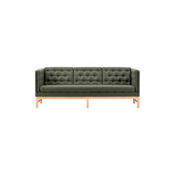 EJ315 3-seater Sofa, 022 Agrarian/light oiled oak, Fredericia Furniture