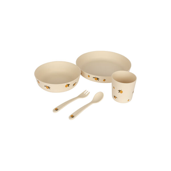 Dinner Set, lemon, Konges Sløjd