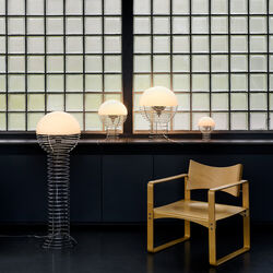 Wire Portable Table Lamp, white, Verpan