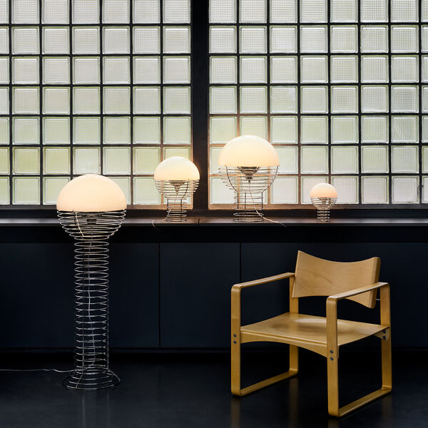 Wire Portable Table Lamp, white, Verpan