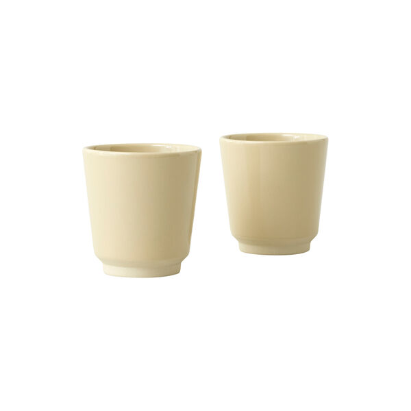 Memphis cups 2 pcs, sand, Stilleben