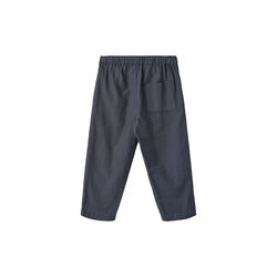 Check Pant, brown/blue check comb., Copenhagen Colors Organics