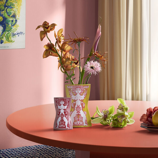 Nina Vase, pink/red, Bj&oslash;rn Wiinblad