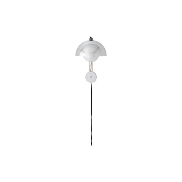 Flowerpot VP8 Wall Lamp, chrome-plated Flowerpot VP8 Wall Lamp, chrome-plated, &Tradition