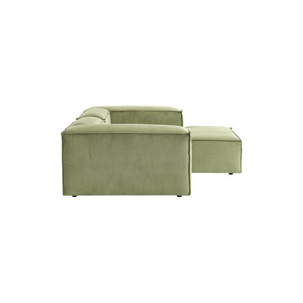 Lennon Modular Corner Sofa, corduroy olive green, Westwing Collection