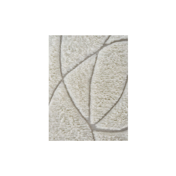 Lineal Sweep Rug, white, Linie Design