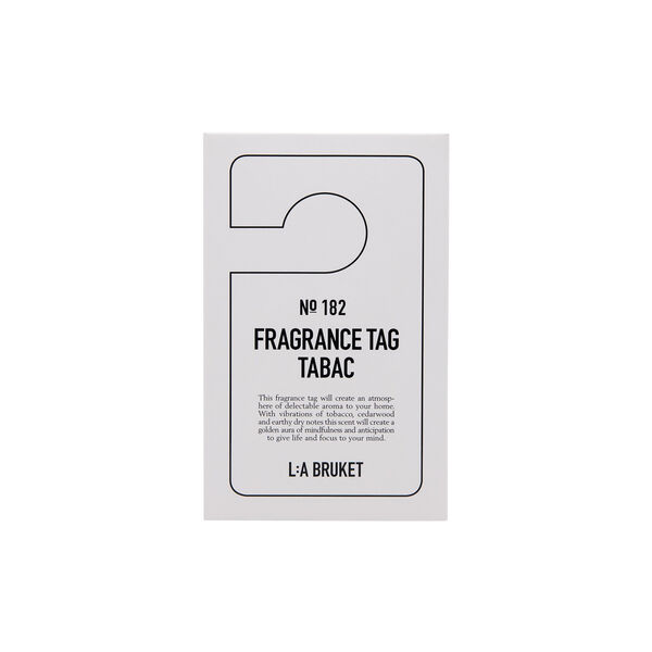 No. 182 Fragrance Tag, tabac, L:a Bruket